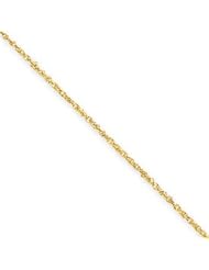 14k Gold 1.1mm Ropa 14 Inches