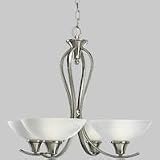4-100W MED CHANDELIER