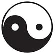 Yin Yang Die-Cut Photographic Magnet