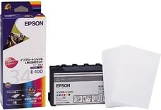EPSON ICCL34L1 (E-100 インクカートリッジ+L版100枚セット)