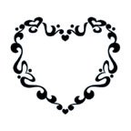 FUNKY HEART Temporary Tattoo 2x2