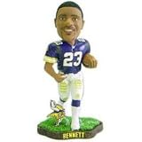 Minnesota Vikings 2003 Legends of the Field Game Worn Michael Bennett Bobble Head Doll