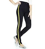 Plain Tuxedo Denim Jeggings