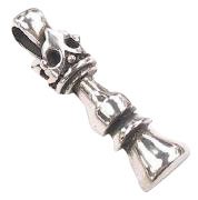 Queen Chess Piece Pewter Pendant Necklace