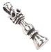 Queen Chess Piece Pewter Pendant Necklace