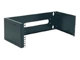 DIGITUS Wandhalterung Universalgestell 48,3cm 19Zoll 2HE schwarz 530mmx350mm unmontiert