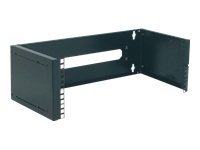 DIGITUS Wandhalterung Universalgestell 48,3cm 19Zoll 2HE schwarz 530mmx350mm unmontiert