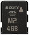 4GB Sony - Memory Stick Micro M2 Speicherkarte inkl. USB Adapterfür
 Sony Ericsson Handy W380i / W52S / W580c / W580i / W610c / W610i /W660 /
 W700i / W710c / W710i