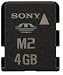 4GB Sony - Memory Stick Micro M2 Speicherkarte inkl. USB Adapter f&uuml;r Sony Ericsson Handy W200a / W200c / W200i / W300c / W300i / W350a / W350c / W350i / W380a / W380c
