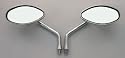 Cateye Style Motorcycle Mirrors