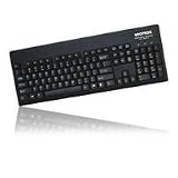 Black Germstopper Spillseal Washable Antimicrobial Keyboard