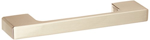 Atlas Homewares A836-BN 4-5/8-Inch Euro-Tech Collection Thin Square Pull, Brushed Nickel
