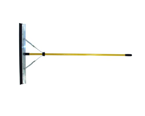 Nupla EZS536 Squeegee with Rubber Blade and Butt Grip, 36" Width, 66" Classic Handle