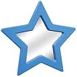 Lumisource Star Mirror - Blue