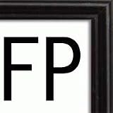 ポスター用フレーム　 【　FP　】 Black ﾌﾚｰﾑｻｲｽﾞ(cm)90×64