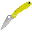 Spyderco Pacific Salt Serrated Edge Yellow H1-Steel Knife