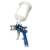 Pro-Grade HVLP Gravity Feed Spray Gun with Regulator - PVC Canister