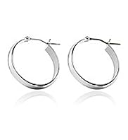 Silver Plated Hoop Earrings