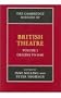 The Cambridge History of British Theatre 3 Volume Hardback Set