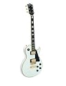 DIMAVERY LP-520 E-Gitarre, wei&szlig;/gold