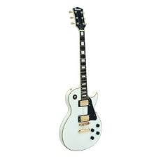 DIMAVERY LP-520 E-Gitarre, wei�/gold