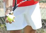 Babolat Club Line Short, weiß für Tennis S