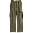 Toddler Boys' Double-knee Cargo Fleece Pants