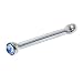 Light Blue Gem MICRO Nose Bone