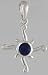 Lapis Wheel of the Year Pendant
