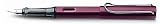 Lamy AL-Star Black/Purple Fine Point Fountain Pen - L29F