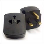 ADAPTER PLUG CONVERTS USA PLUG TO UK, HONGKONG AND MIDDLE EAST PLUG(VP 20)