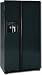 Frigidaire Gallery Series GHSC39ETJB 22.6 cu. ft. Counter-Depth Side by Side Refrigerator with 3 Glass Shelves, Gallon Door Storage, 3 Humidity Controls, External 7 Button Ice/Water Dispenser and Requires Custom Panels: Black Trim