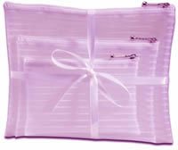 Susan Faris Pink Mesh Gift Set of Three