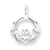 Sterling Silver Claddaugh Charm