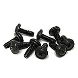 Cables To Go Cup Head 12-24 Screws- Black 20-pk ( 07916 )