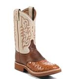 Men's Tony Lama 11 Comfortable Pull On Quill Ostrich Western Cowboy Boots