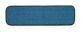 Tough Guy 1TTY8 Flat Wet Mop Pad, Microfiber, Blue/Green