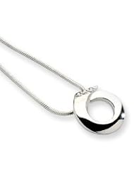 Silver .02ct. Diamond Necklace QW193-18 QG