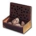 Amber Resin Large Rosewood Box