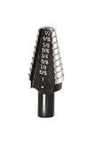 KLEIN TOOLS Klein-Unibit Step-Drill Bit - 8 increments 9/16in. to 1in. Part No. 59002