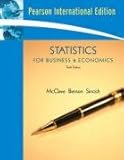 Statistics for business and economics