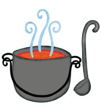 #0479 Swirly Kettle and Ladle by Olivia Myers MSRP $ 13.49