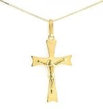 small crucifix cross (14K gold, without chain)