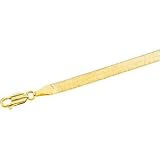 Genuine IceCarats Designer Jewelry Gift 14K Yellow Gold Solid Flexible Herringbone Cha. 24 Inch Solid Flexible Herringbone Cha In 14K Yellow Gold