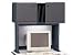 Office Products : 36 Inch Hutch In Slate Frame With Gray Surface - Modular Office Furniture