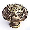 1 1/2 Antique Light Polish Knob