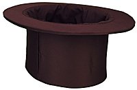 Adults' Collapsible Top Hat - Black
