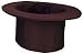 Adults' Collapsible Top Hat - Black