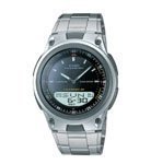 Casio Analog Digital Databank Watch AW80D-1AV Black dial