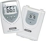 General Tools EMR813 3-channel Wireless Thermometer with Remote, White